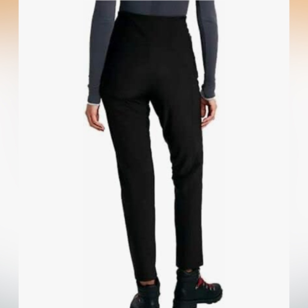 HFX Winter Tech Pants Fleece Lined Black High Rise Zip Pocket NWT Size M